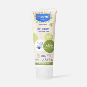 Mustela Organic Diaper Cream with Olive Oil and Aloe, 2.54 oz.