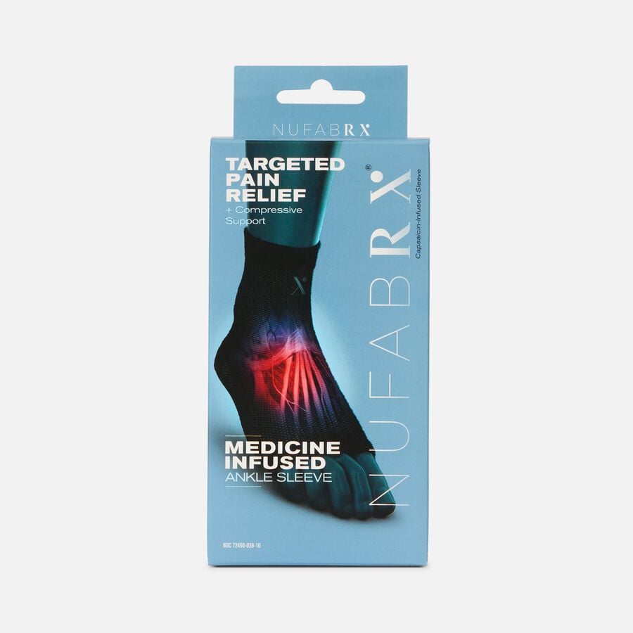 Nufabrx Medicine Infused Ankle Sleeve, , large image number 0
