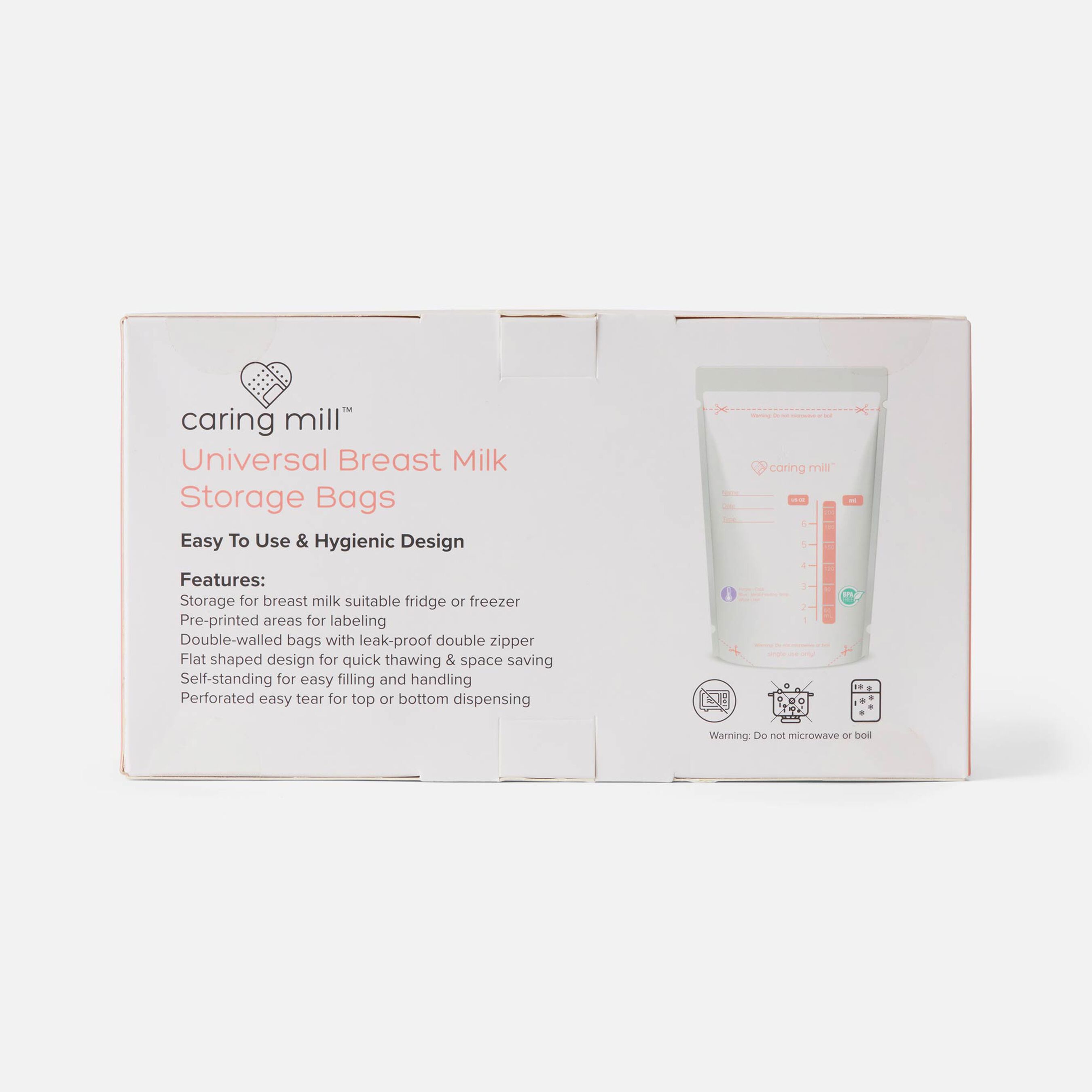 FSA Eligible Caring Mill™ Breast Milk Universal Storage Bags 100 ct