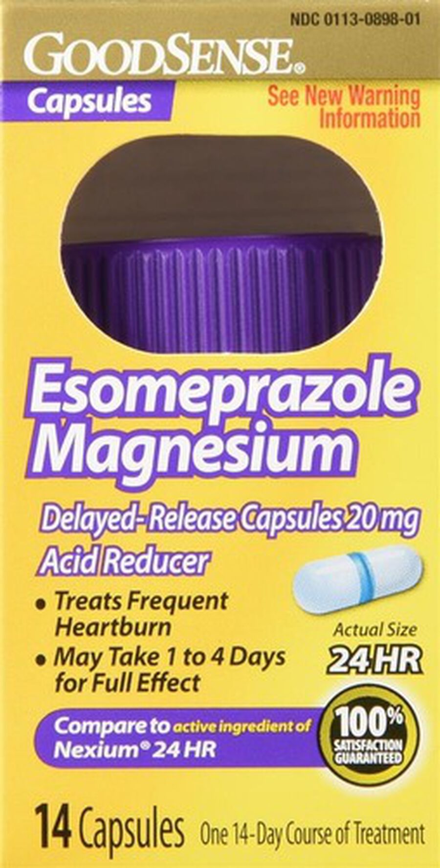 GoodSense® Esomeprazole Magnesium 20 MG, 24 Hr Delayed Release Capsules, 14 ct