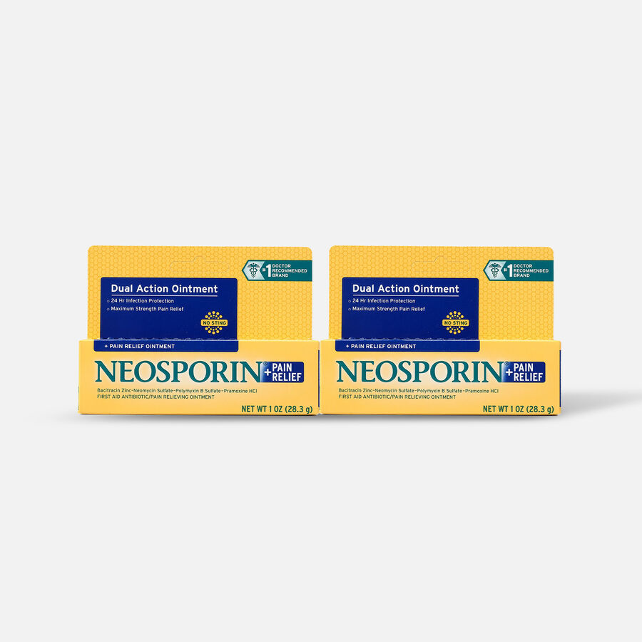 Neosporin Plus Pain Relief, Maximum Strength Antibiotic Ointment, 1 oz
