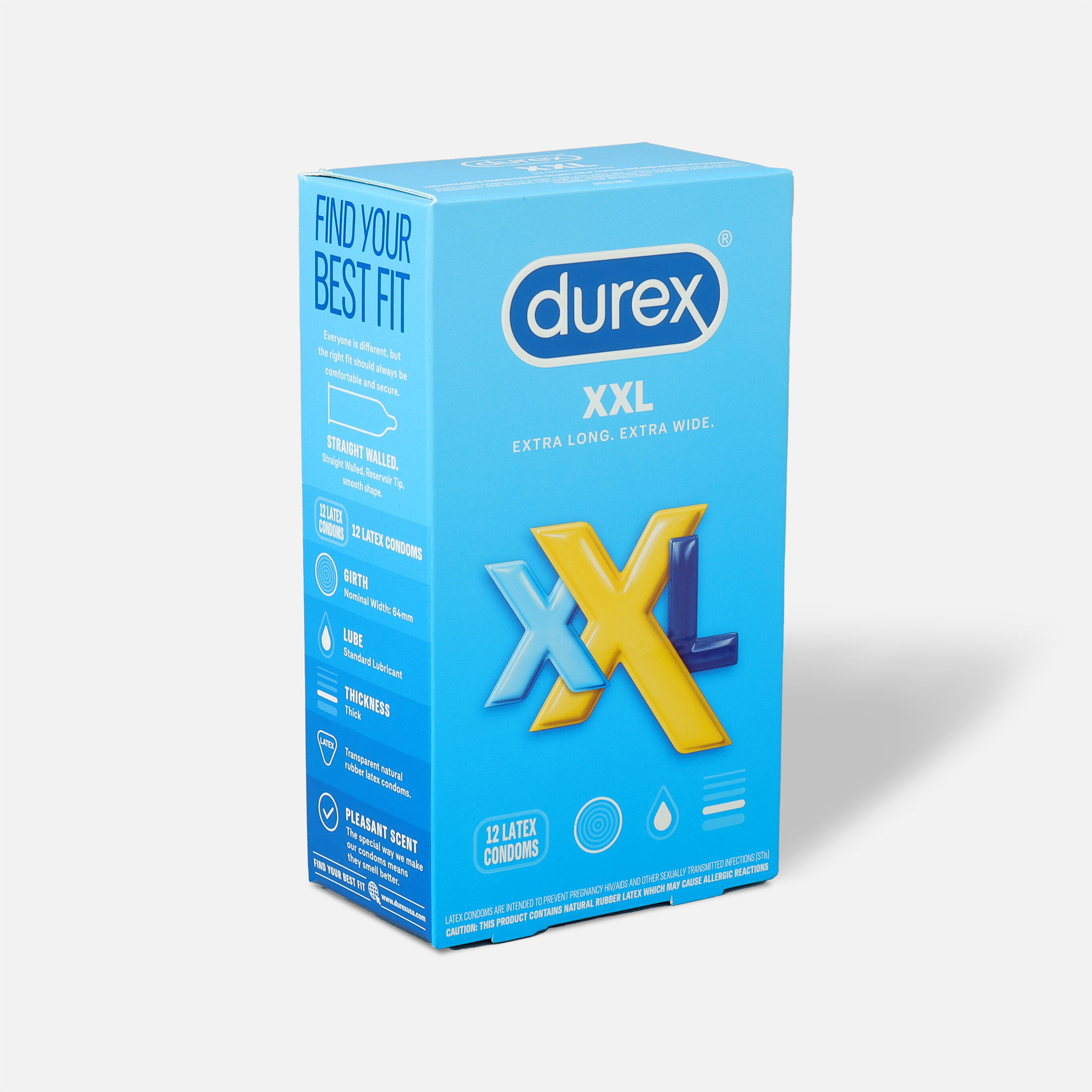 Durex XXL Condom, 12 ct