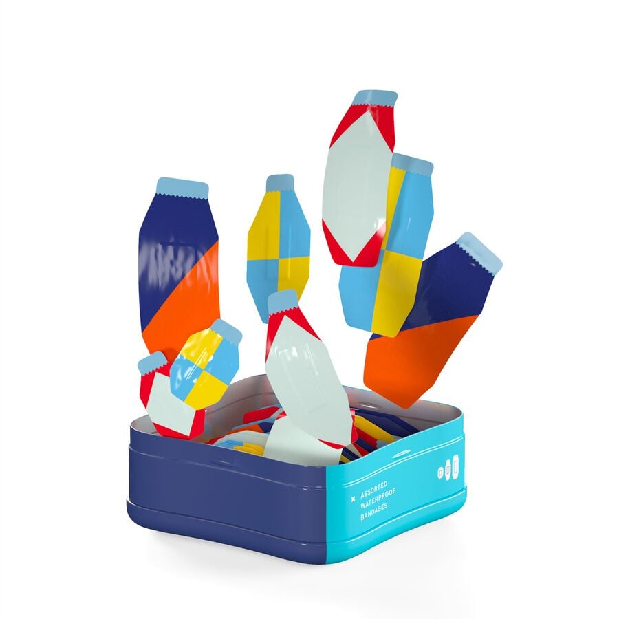 Welly Waterproof Bravery Badges Assorted Waterproof Bandages 39ct