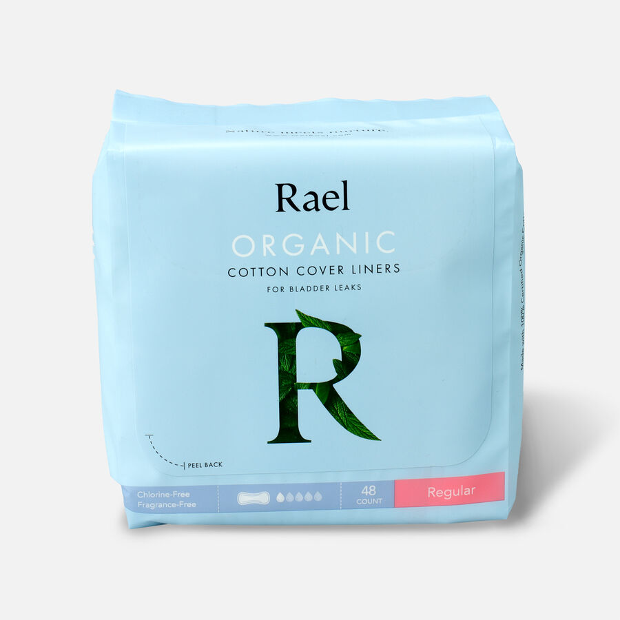 Rael Organic Cotton Cover Panty Liners for Bladder Leaks, , large image number 1