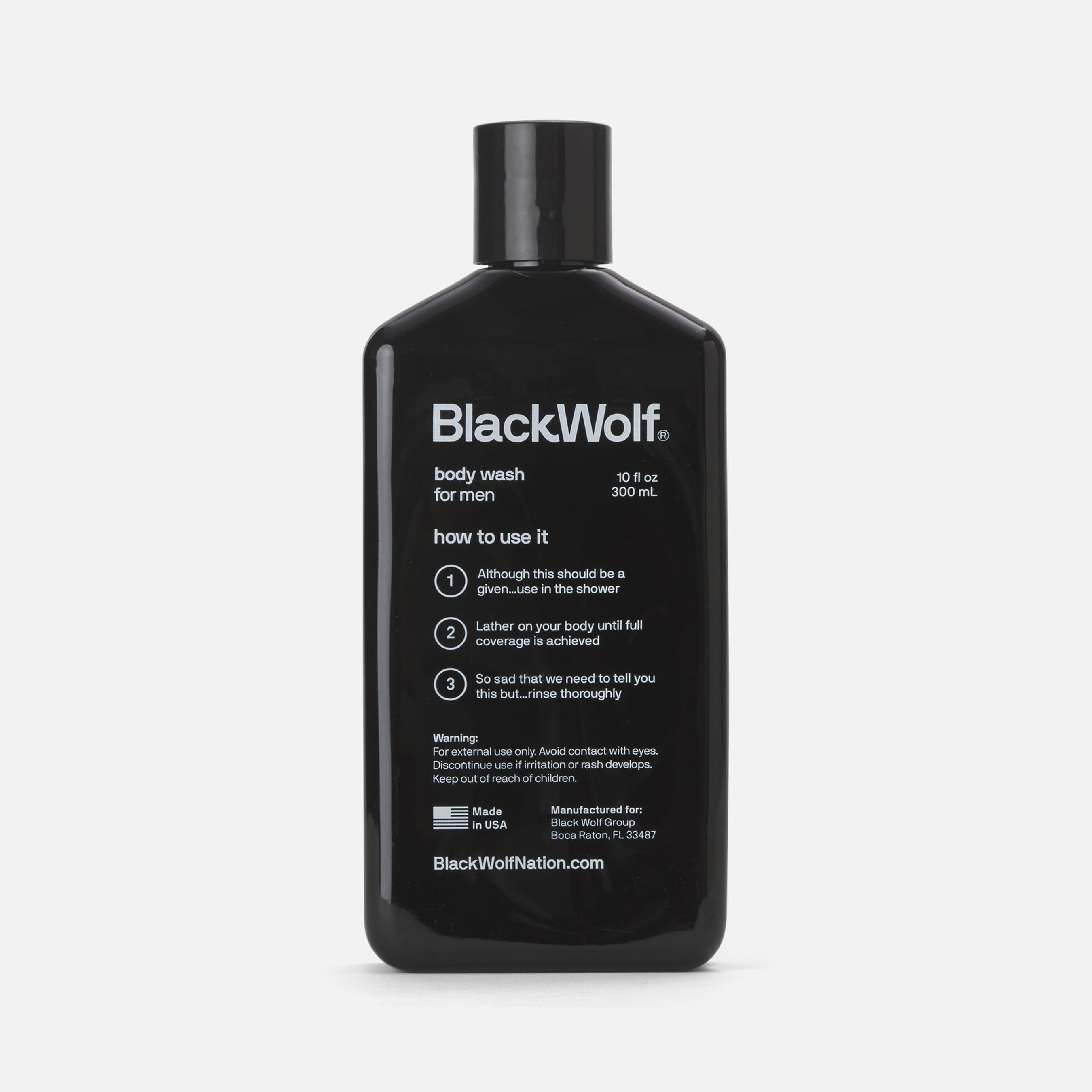 FSA Eligible Black Wolf Acne Charcoal Body Wash, 10 oz. FSA Store