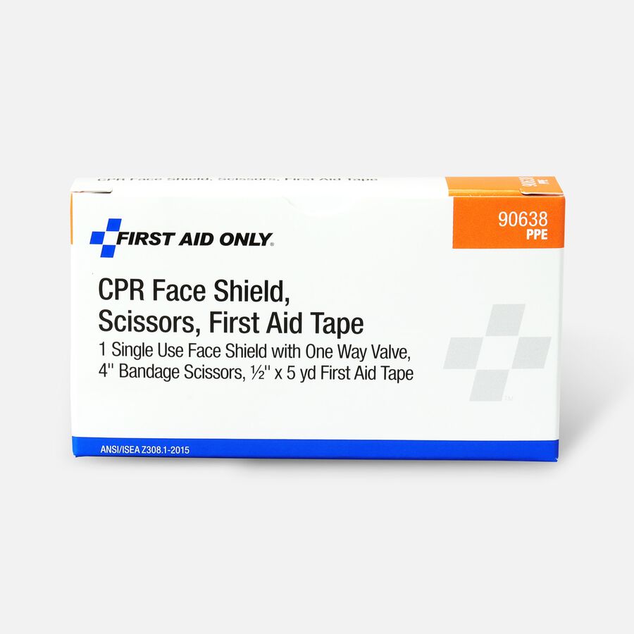 CPR Mask, Scissors, First Aid Tape, , large image number 0