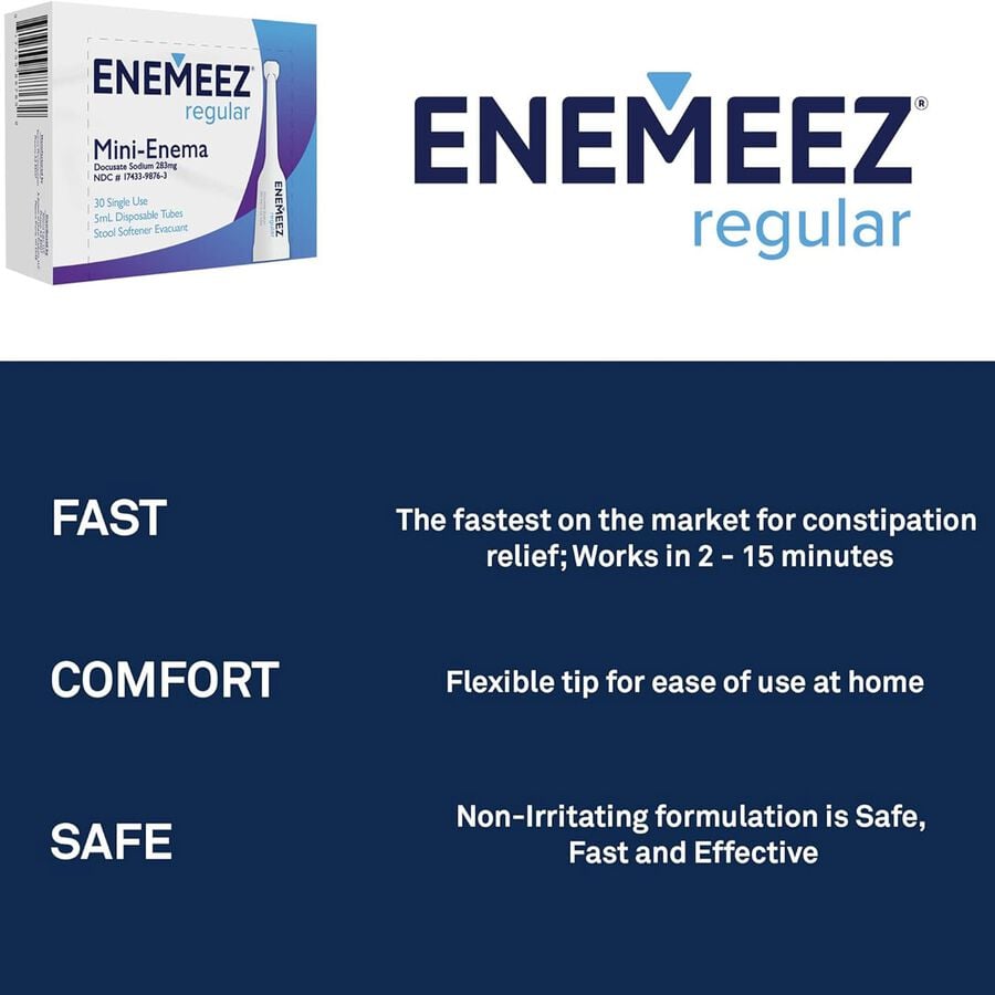 ENEMEEZ&reg; Regular Mini-Enema Docusate Sodium 283 mg, 30 ct., , large image number 2