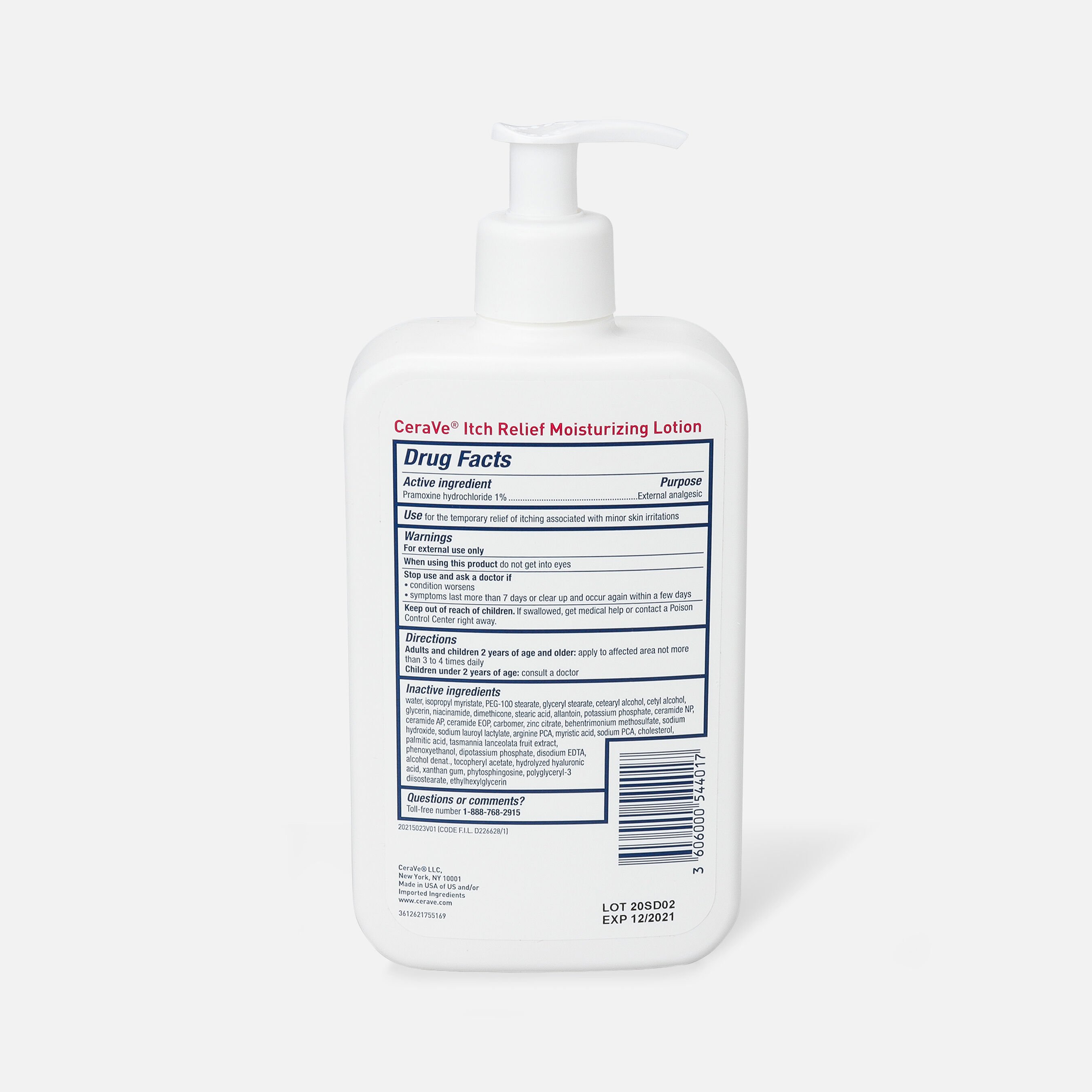 FSA Eligible CeraVe Moisturizing Lotion for Itch Relief, 16 oz. FSA Store