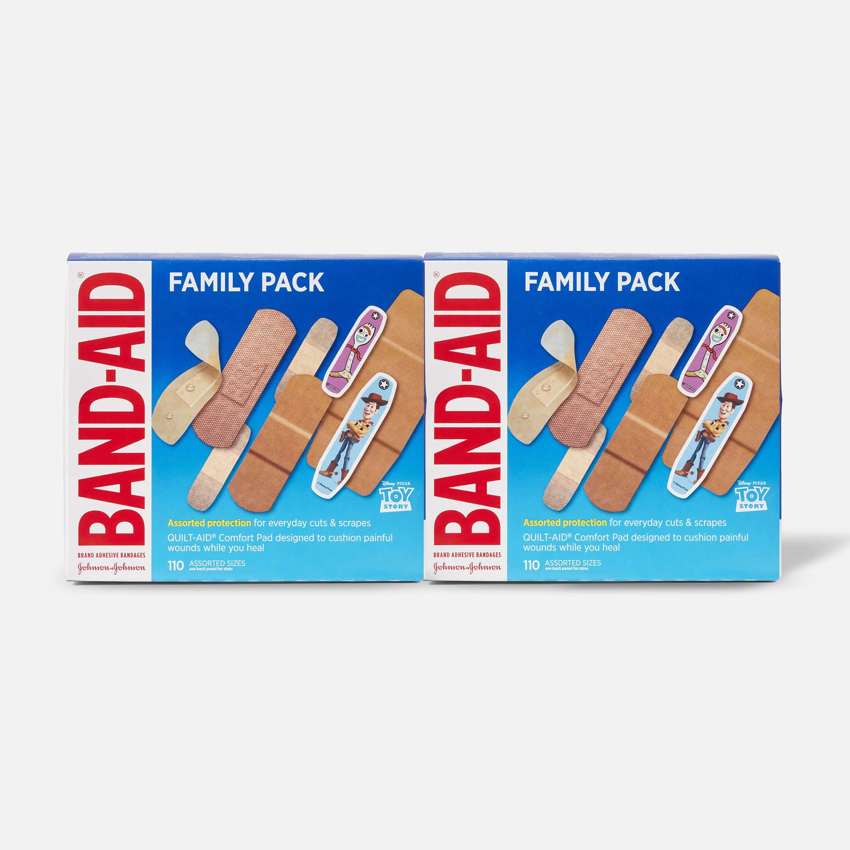 FSA Eligible BandAid Family Pack Adhesive Bandages, 110 ct. (2Pack
