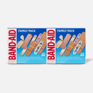 Band-Aid Family Pack Adhesive Bandages, 110 ct. (2-Pack)