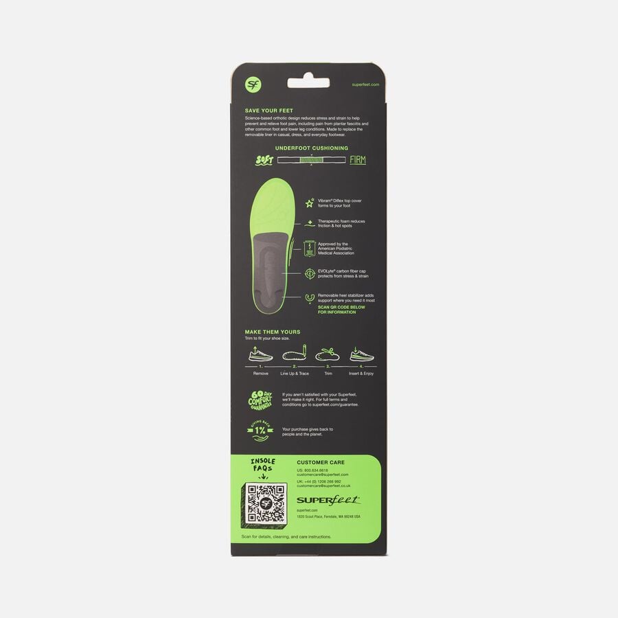 Superfeet Casual Pain Relief Insoles, Size C, , large image number 7