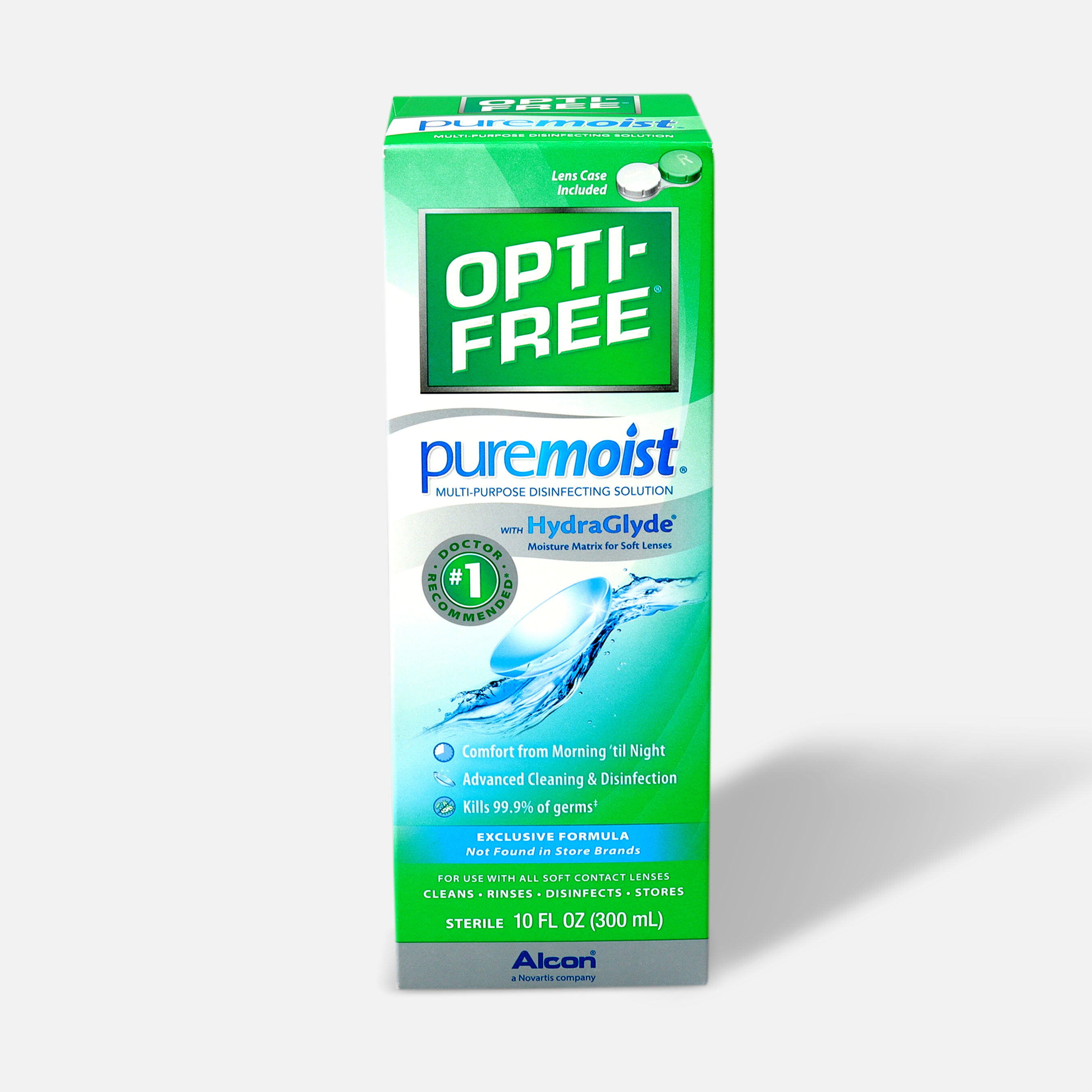 OptiFree PureMoist Disinfecting Solution, 10 fl oz