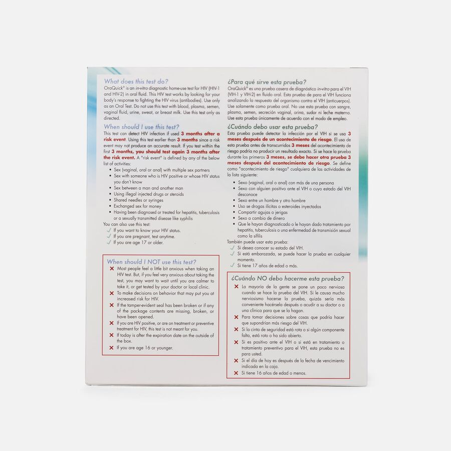 OraQuick In-Home HIV Test, , large image number 1
