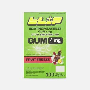 Blip Nicotine Gum, Fruit Freeze, 4mg, 100 ct.