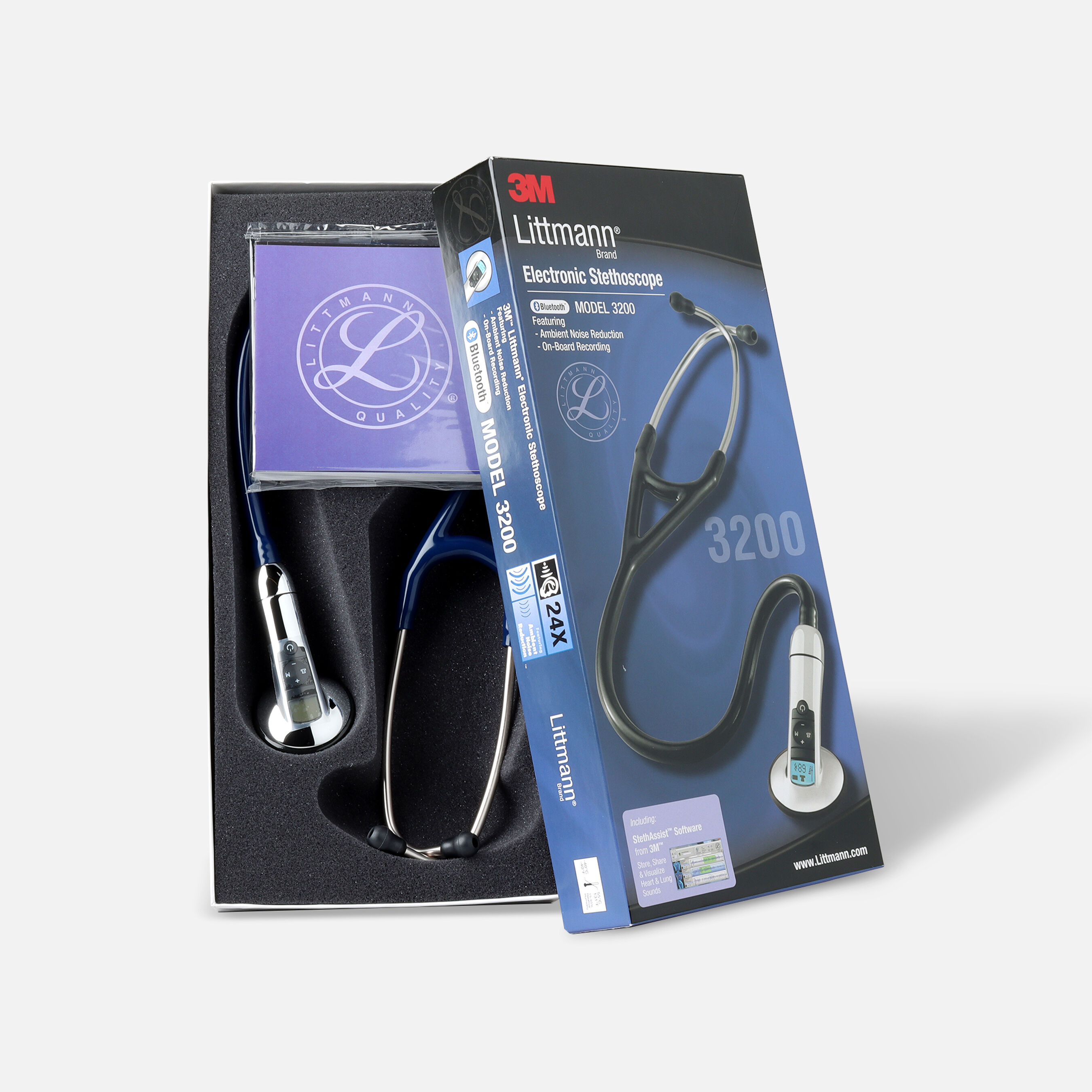 3M Littmann Model 3200 Electronic Stethoscope, 27"