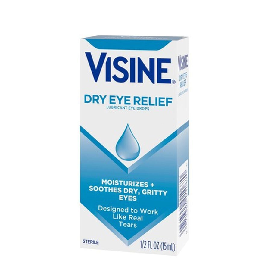 Visine Dry Eye Relief Lubricating Eye Drops for Dry Eyes, .5 fl oz., , large image number 8