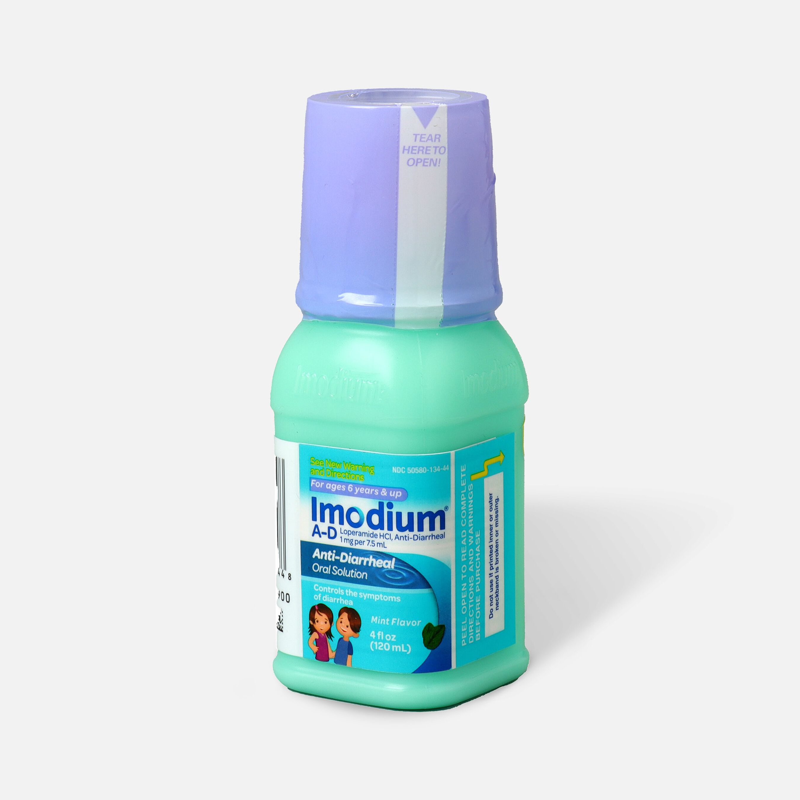 Imodium AD Children's AntiDiarrheal Liquid, Mint Flavor, 4 fl oz