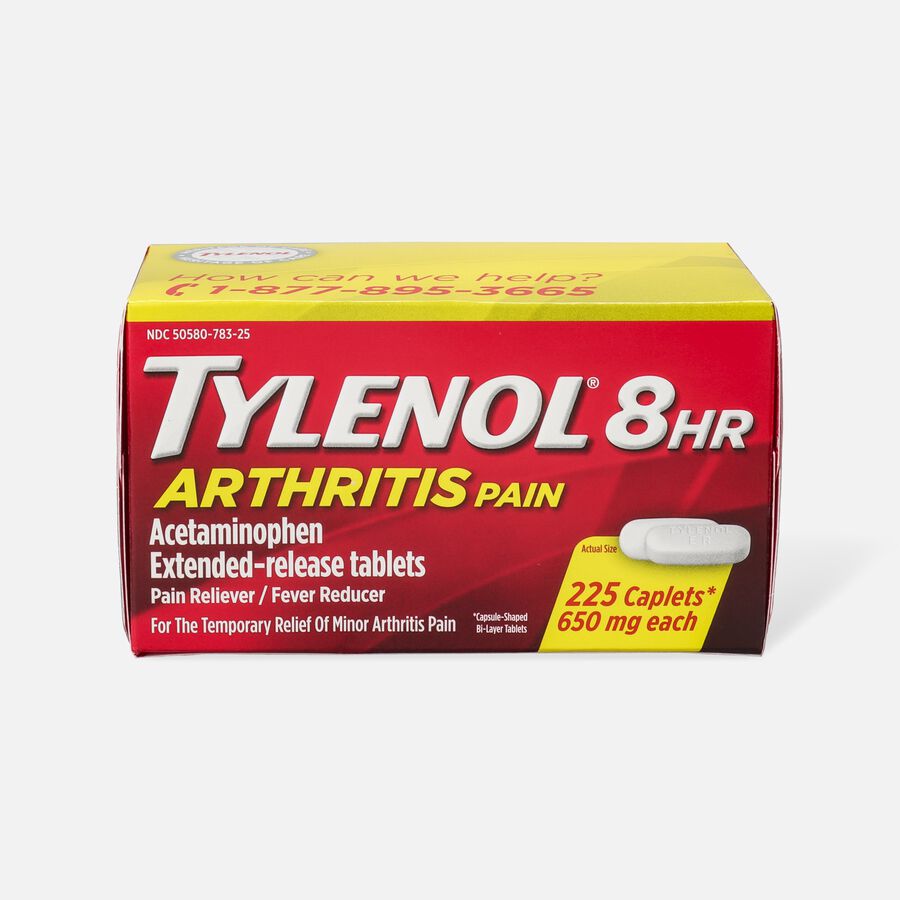 Tylenol 8HR Arthritis Pain Caplet, 225 ct., , large image number 0
