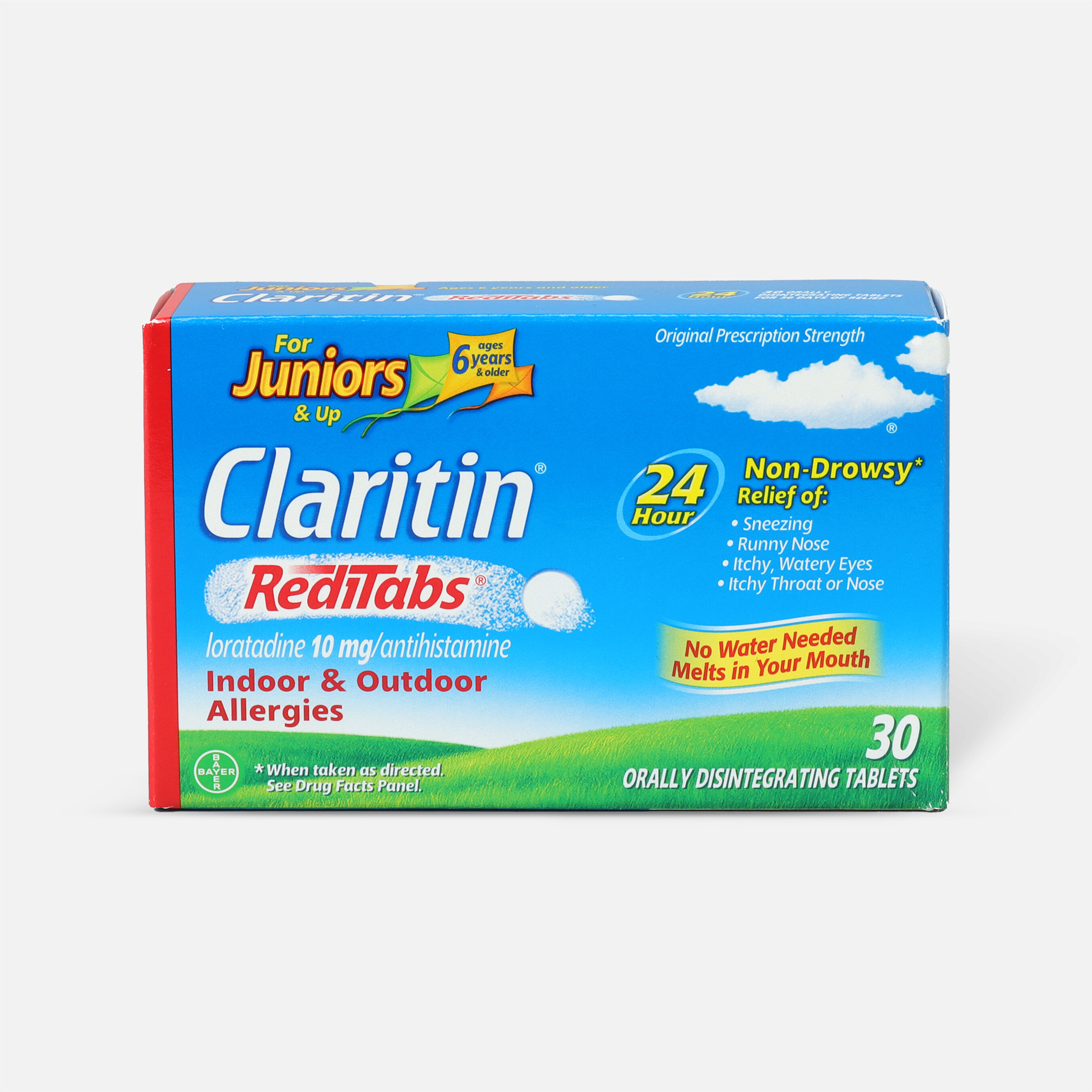 Claritin Junior's Allergy 24 Hour RediTabs, 10mg, 30 Count