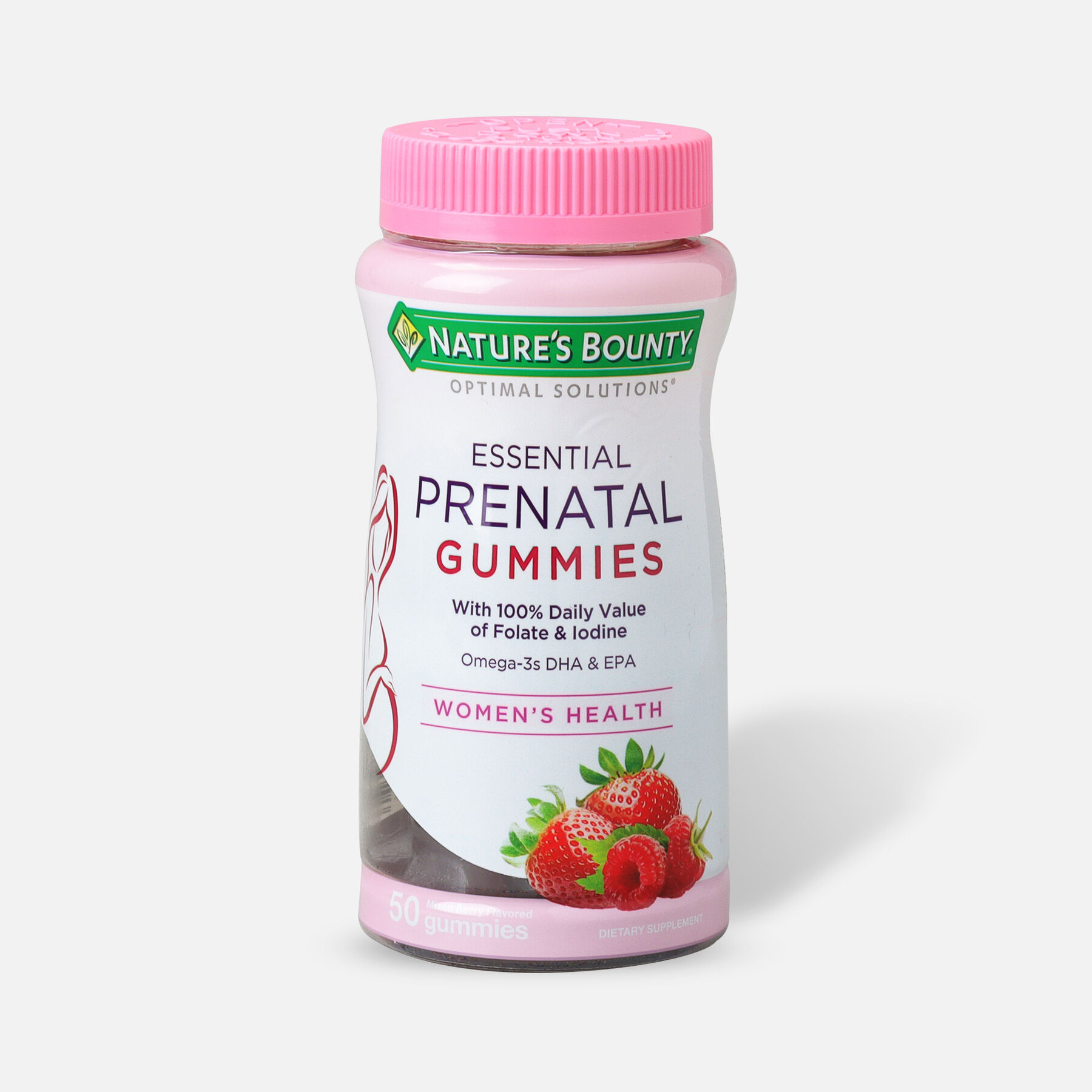FSA Eligible Optimal Solutions Essential Prenatal Gummies, 50 ct. FSA