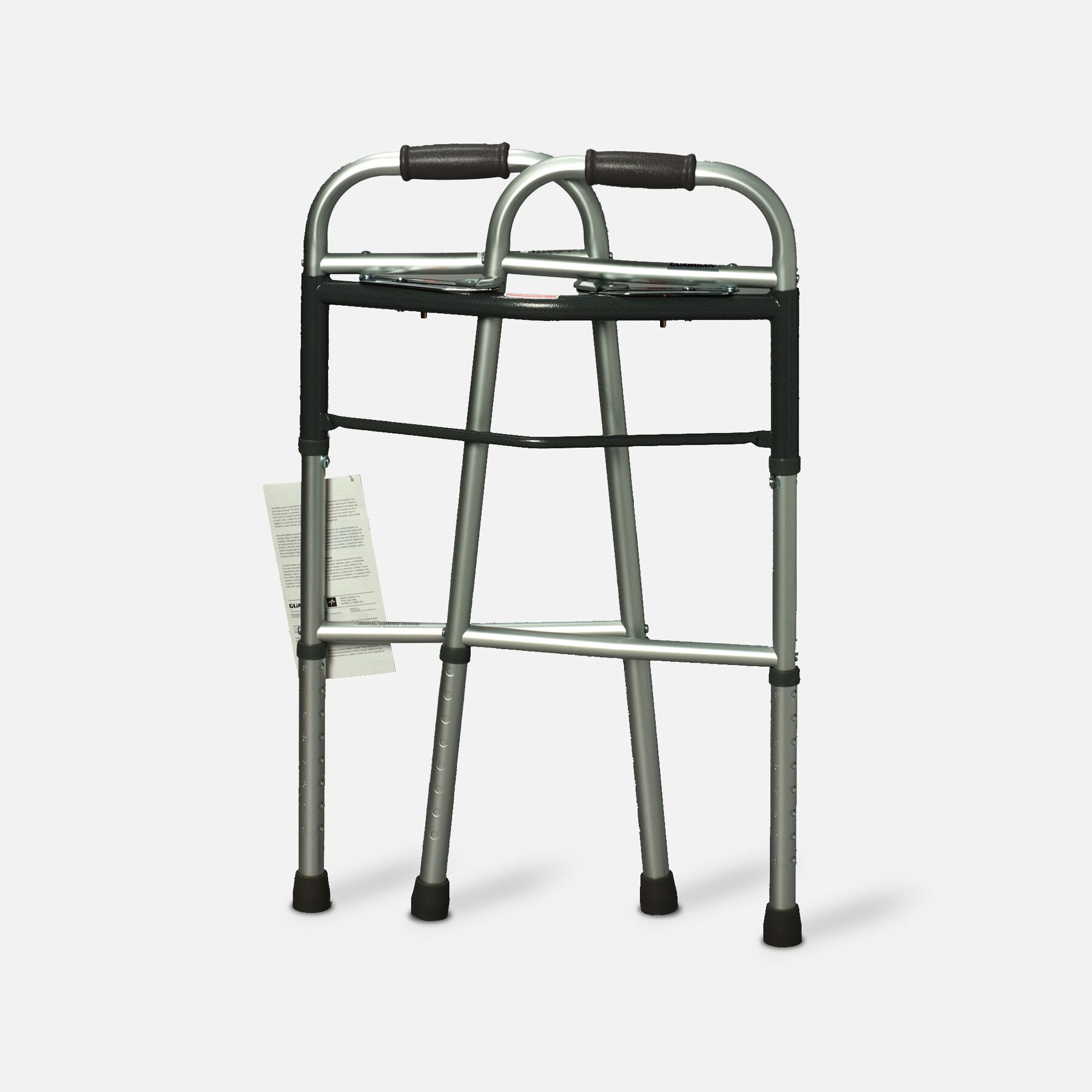 Guardian Easy Care Folding Walker with Out Wheels for Adults 30755p 1 Ea