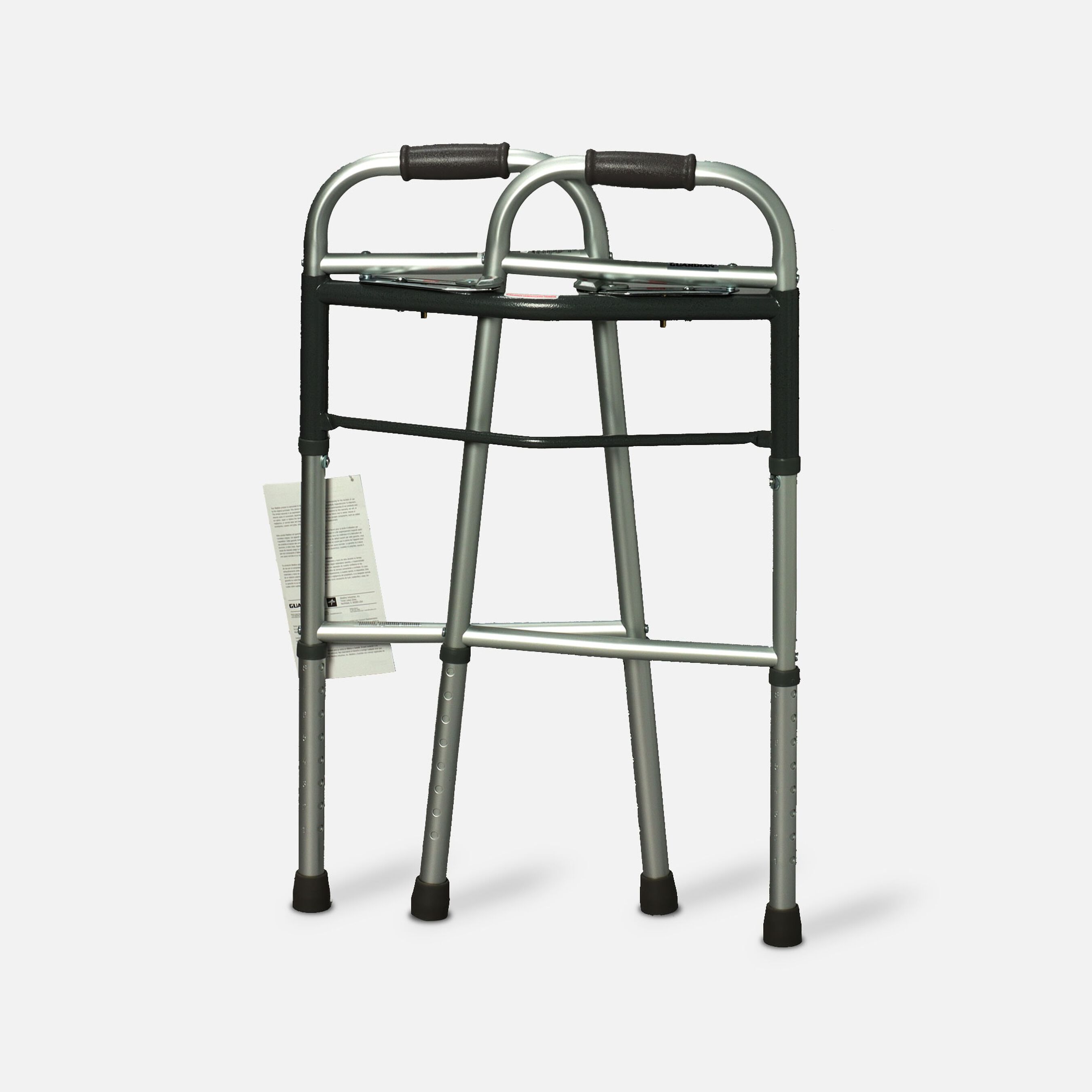 Guardian Easy Care Folding Walker with Out Wheels for Adults 30755p 1 Ea