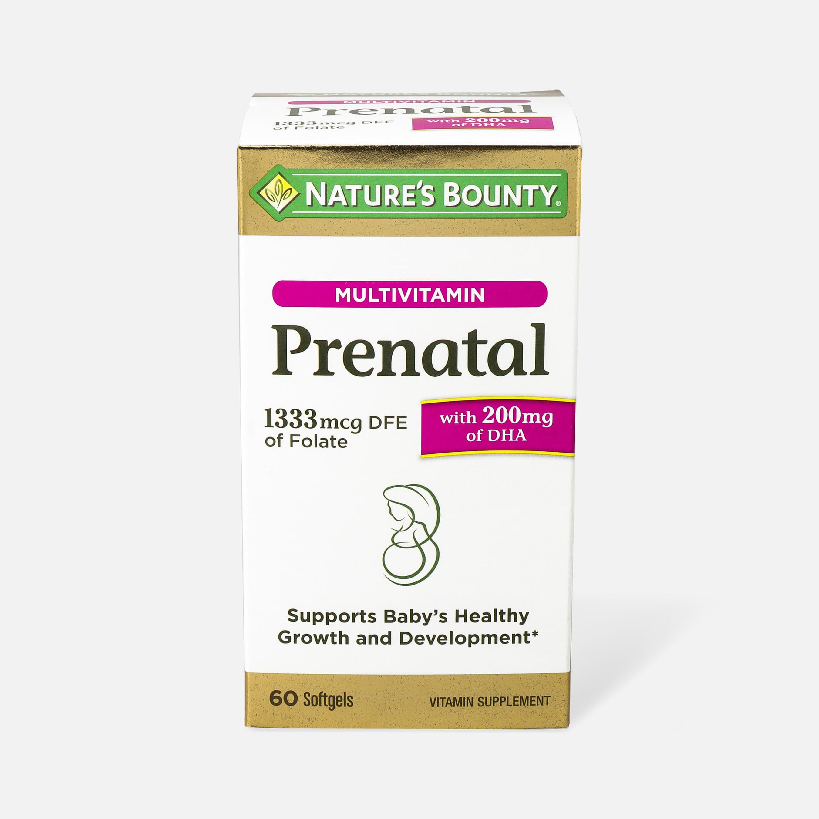 Nature's Bounty Prenatal Multivitamin Softgels, 60 ct.