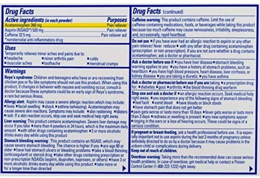 Goody's Extra Strength Headache Powder, 50 ct., , large image number 1