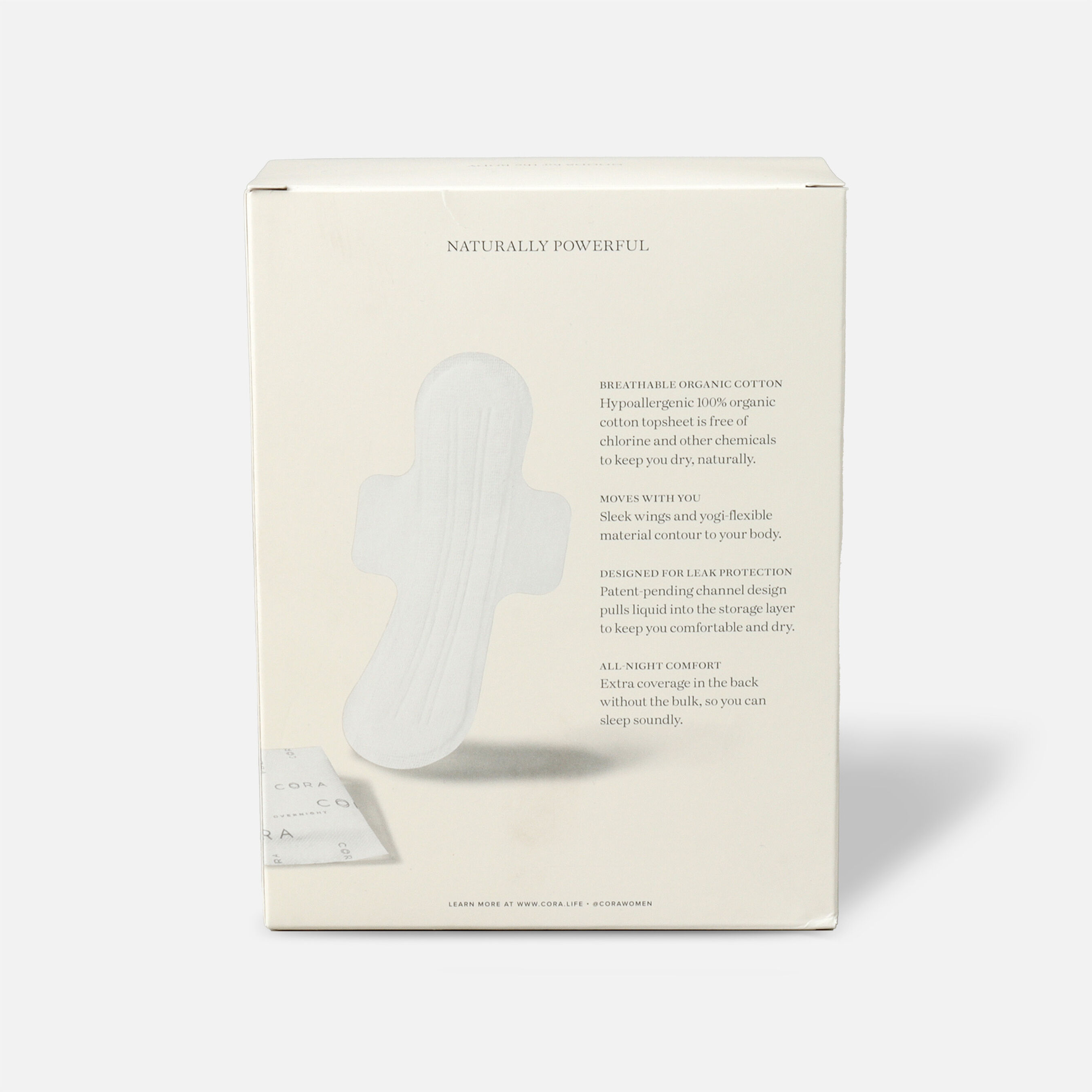 Cora Organic Cotton Ultra Thin Period Pads