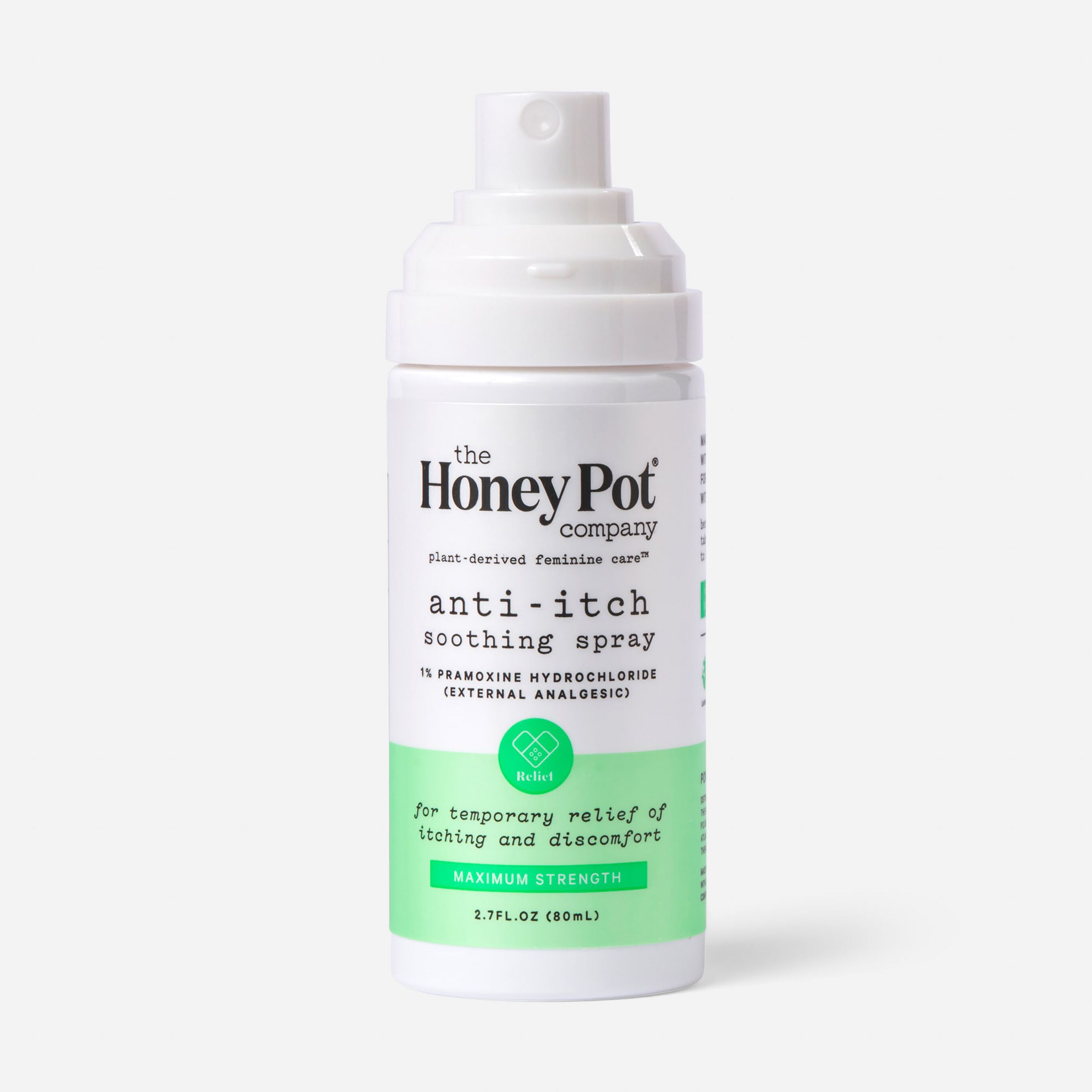 The Honey Pot AntiItch Spray with 1 Pramoxine & Lavender Chamomile