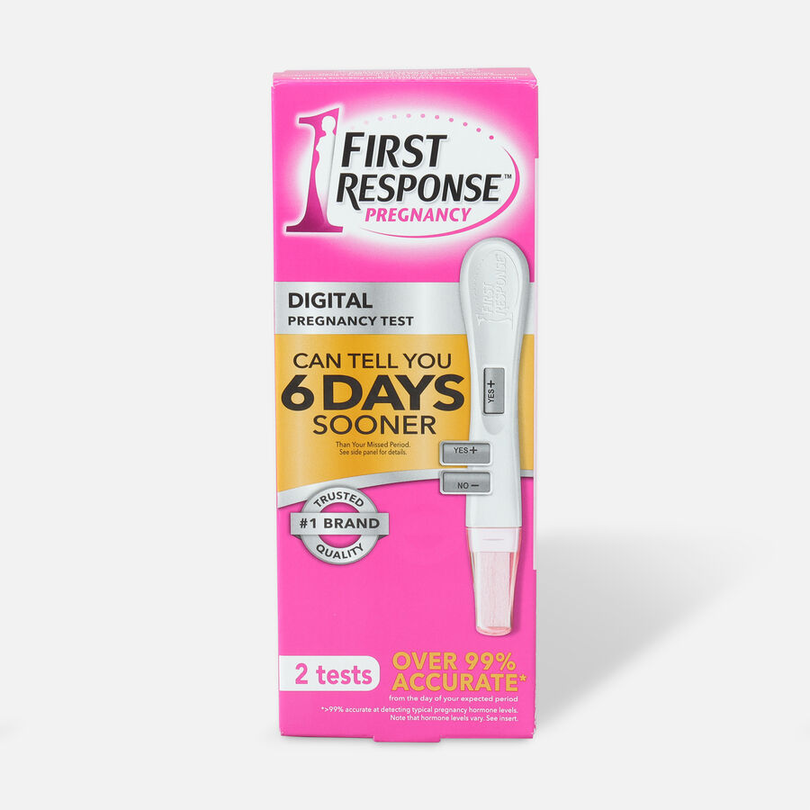 First Response Gold Digital Pregnancy Test Early Result Kit - 2 ct., , large image number 0
