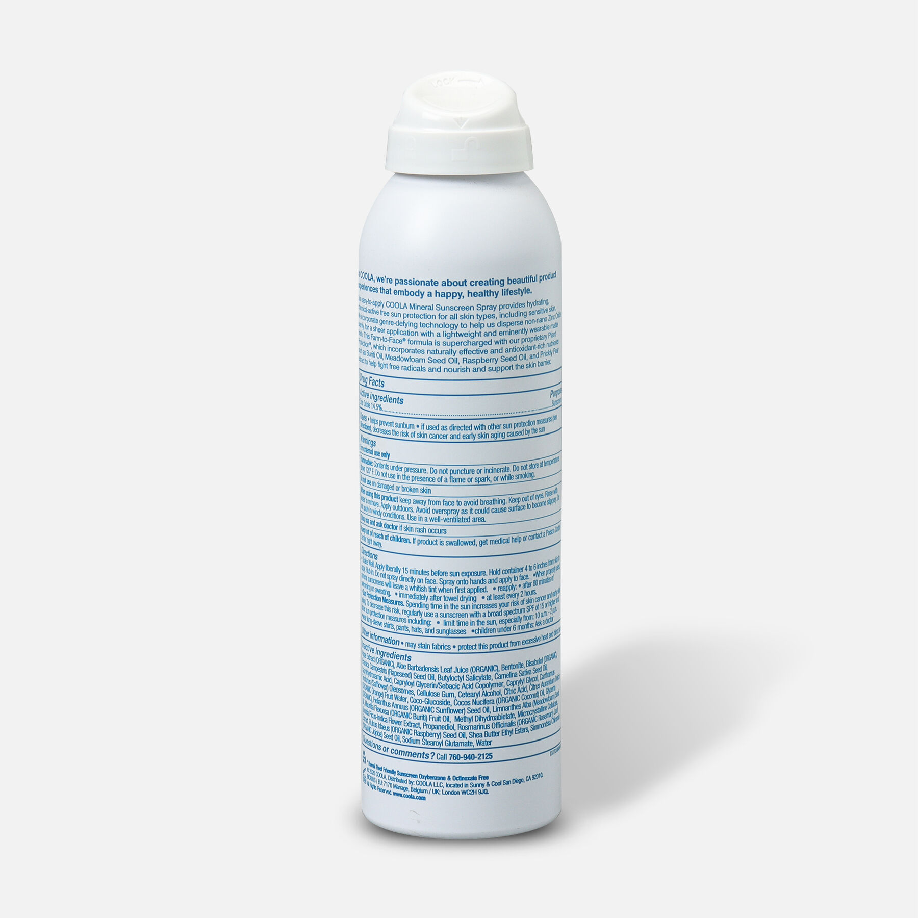 FSA Eligible COOLA FragranceFree Mineral Sunscreen Spray, SPF 30, 5 oz