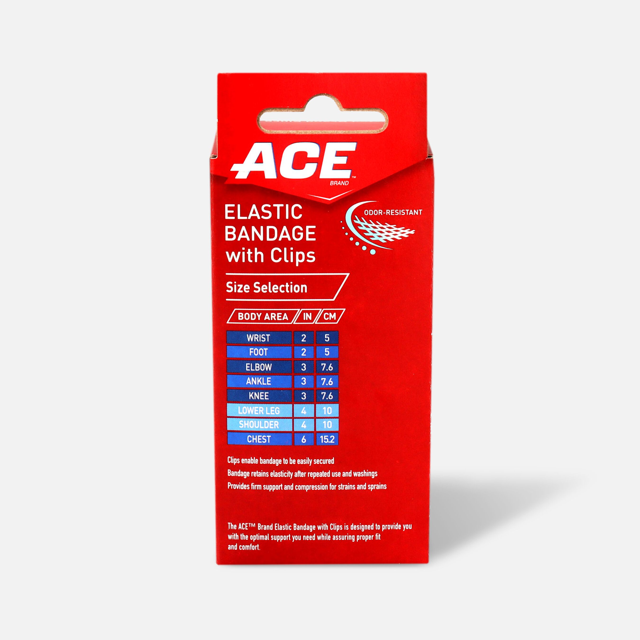 ACE Elastic Bandage with Clips