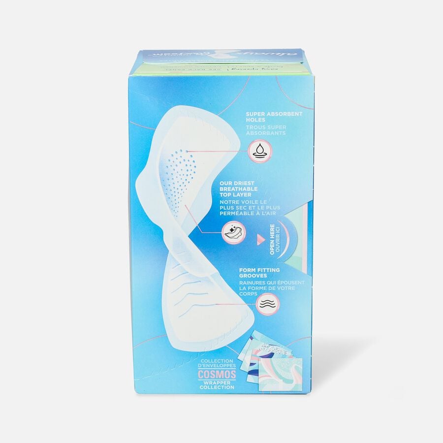 Always Infinity FlexFoam Pads for Women Size 2 Heavy Flow Absorbency, with Wings Unscented, 32 ct., , large image number 1