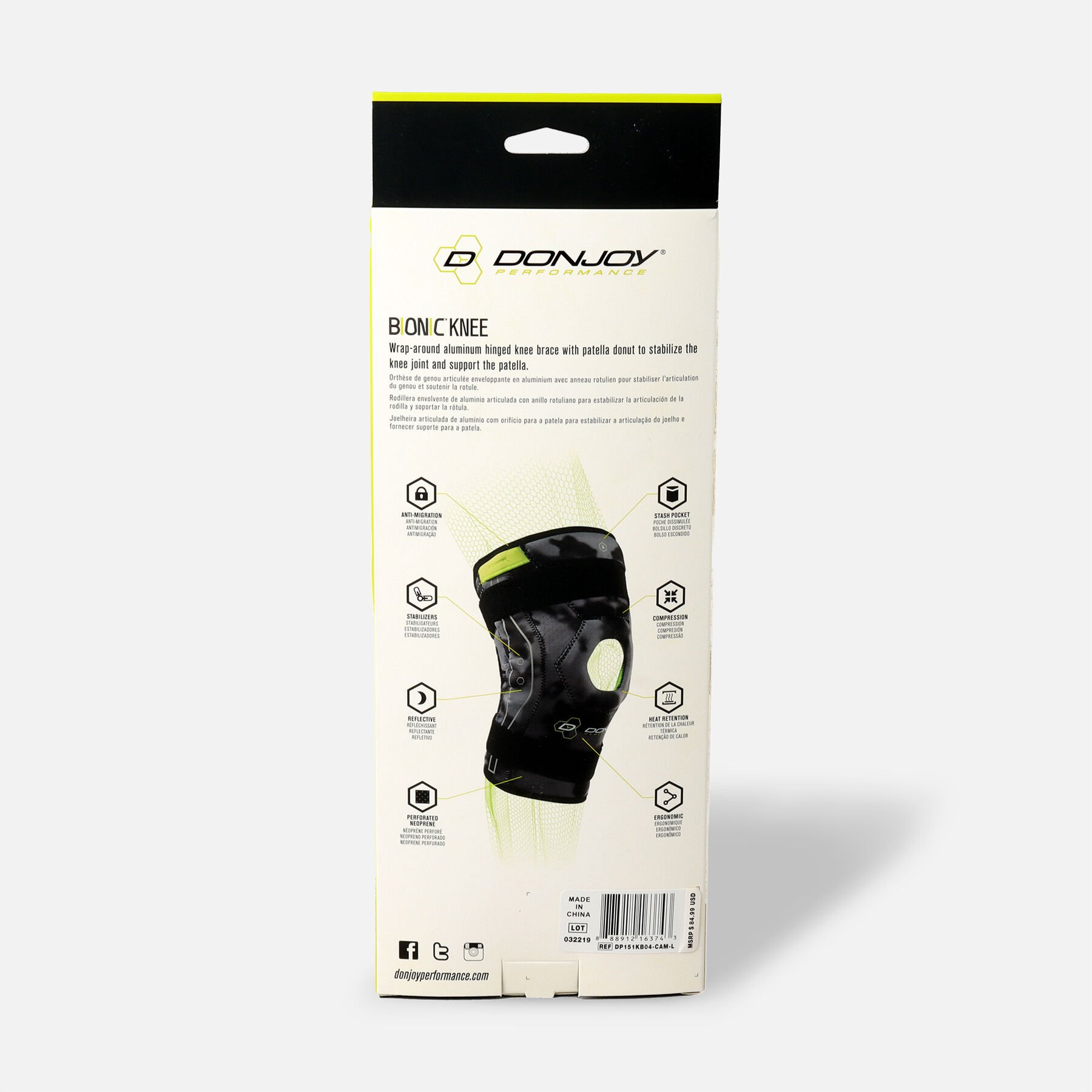 FSA Eligible DonJoy Performance Bionic Knee Brace, Camo FSA Store