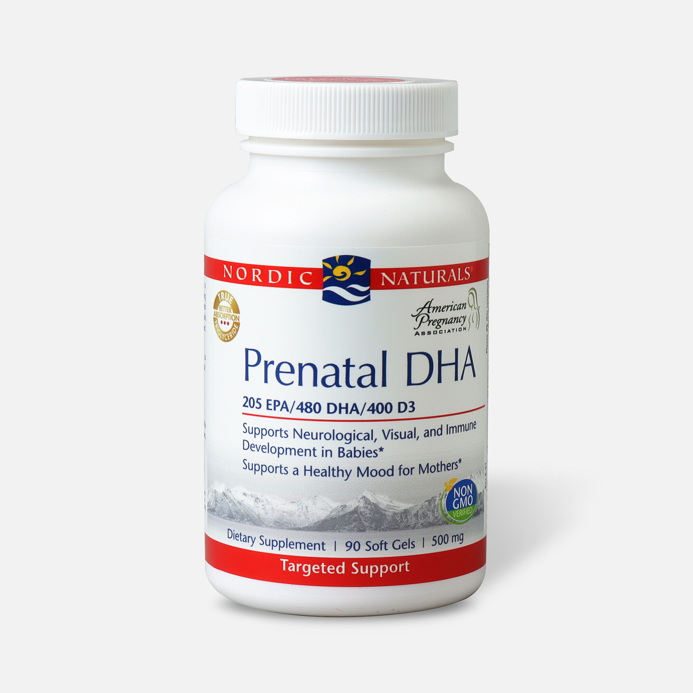 FSA Eligible Nordic Naturals Prenatal DHA VItamins, Soft Gels 90 ct