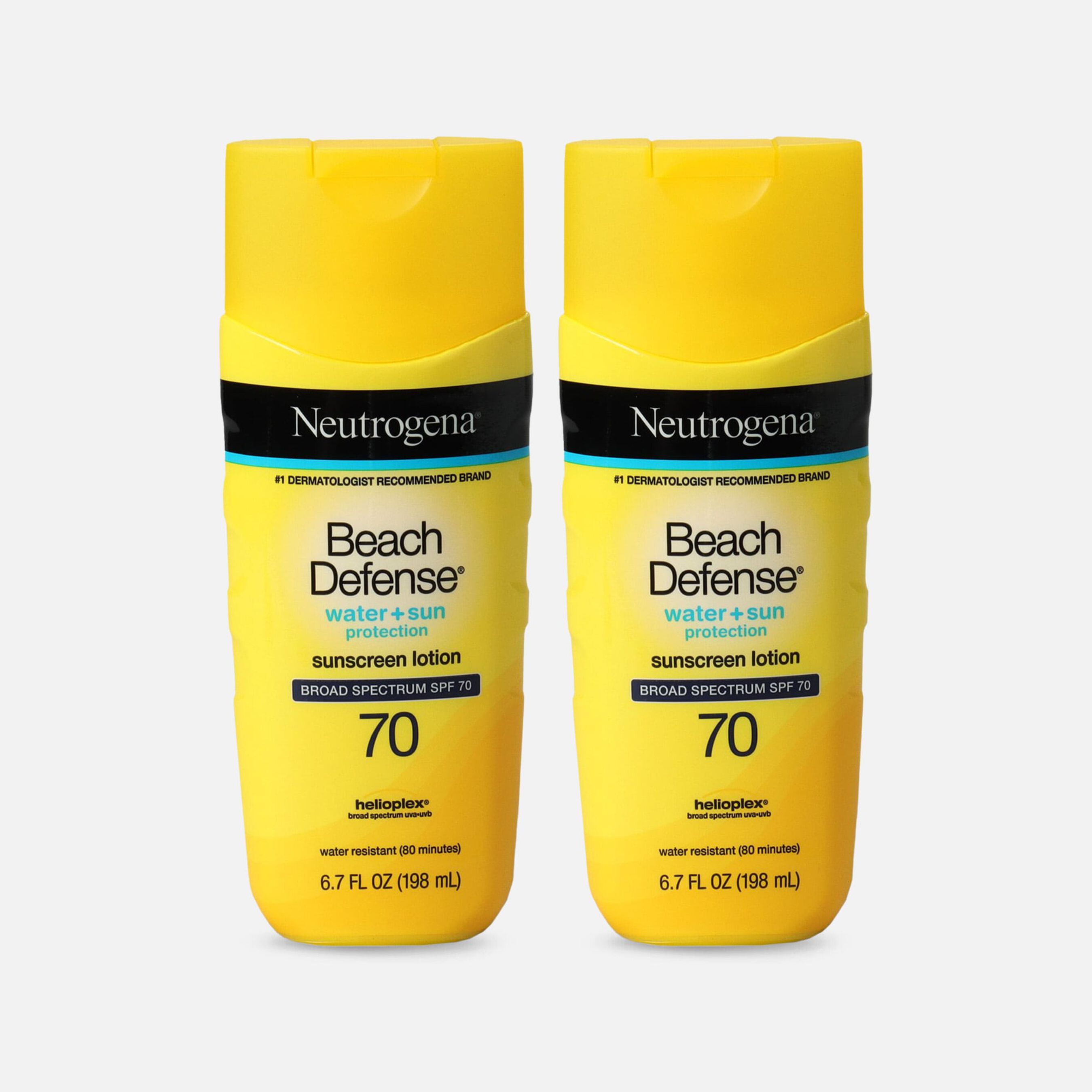 FSA Eligible Neutrogena Beach Defense® Sunscreen Lotion, Broad Spectrum