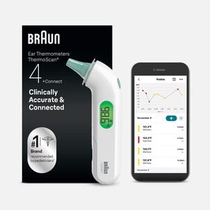 Braun ThermoScan&reg; 4+ Connect Ear Thermometer