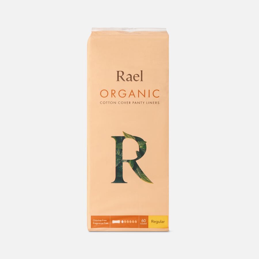 Rael Organic Cotton Cover Panty Liners, Regular, 60 ct., , large image number 0