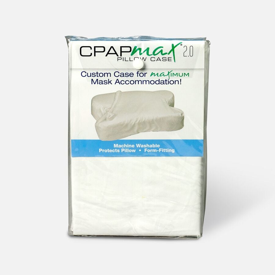 CPAP Max 2.0 Standard Pillowcase, White, , large image number 0