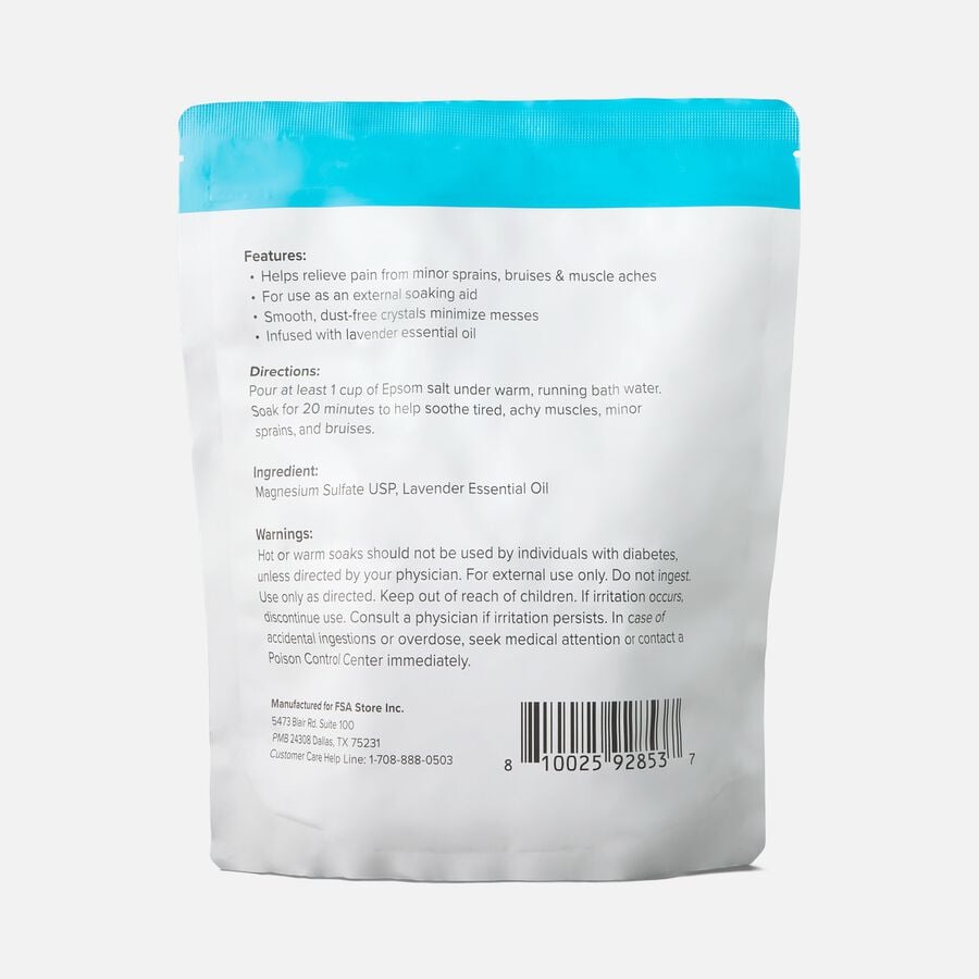 Caring Mill&trade; Lavender Scented Epsom Salt, 2lb, , large image number 1