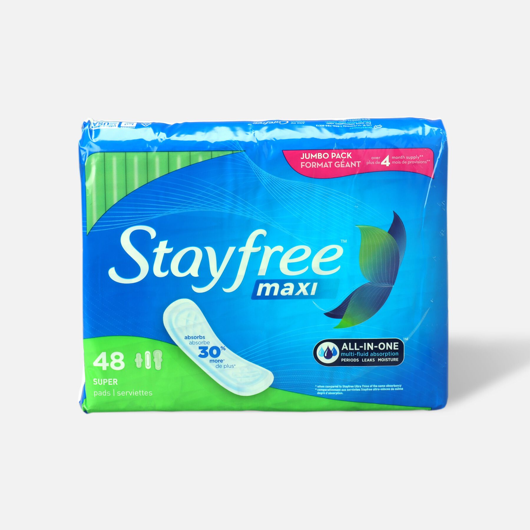 Stayfree Maxi Pads Super