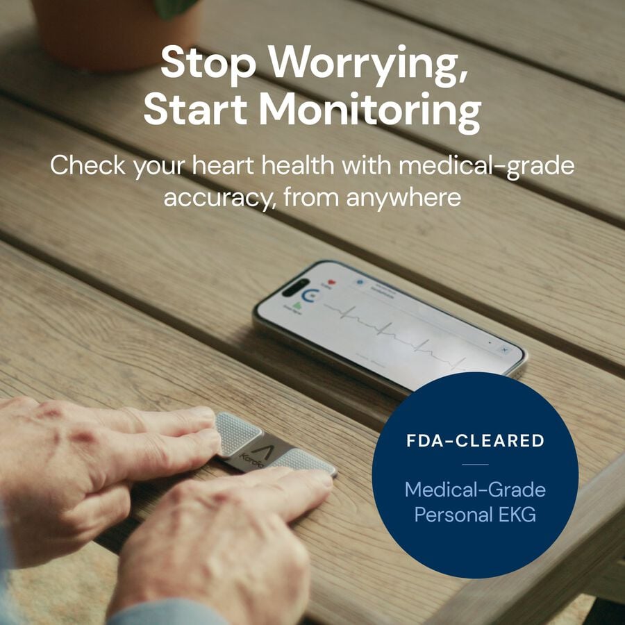 KardiaMobile Medical-Grade 1-Lead EKG Heart Monitor, , large image number 1