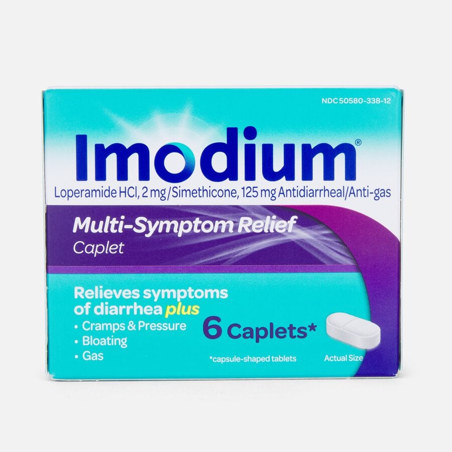 IMODIUM Multi-Symptom Relief Caplets, 6 ct., , large image number 0
