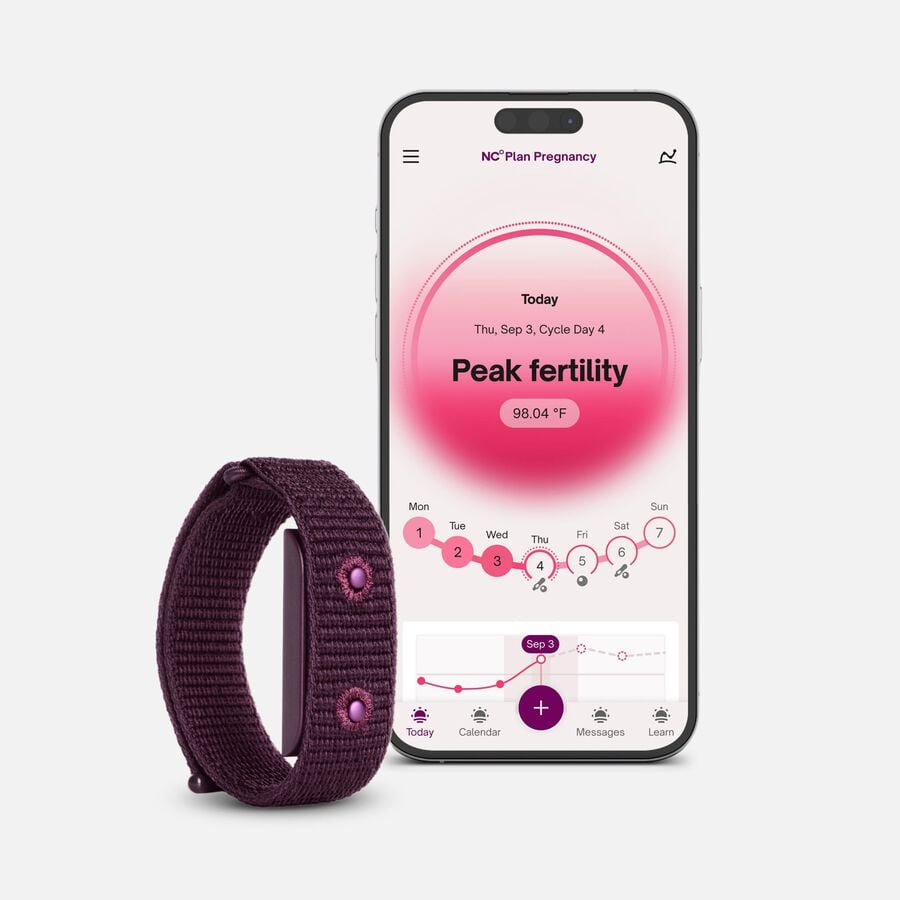 Natural Cycles&deg; NC&deg; Plan Pregnancy and NC&deg; Band with 12-month App Subscription, , large image number 0