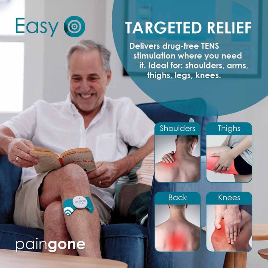 Paingone Easy Wireless & Wearble TENS Device, , large image number 1