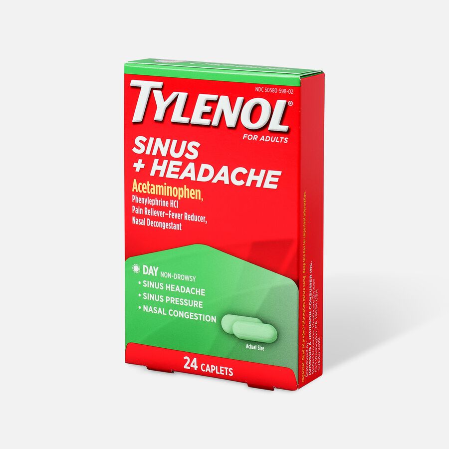 Tylenol Sinus + Headache Daytime Caplet, 24ct
