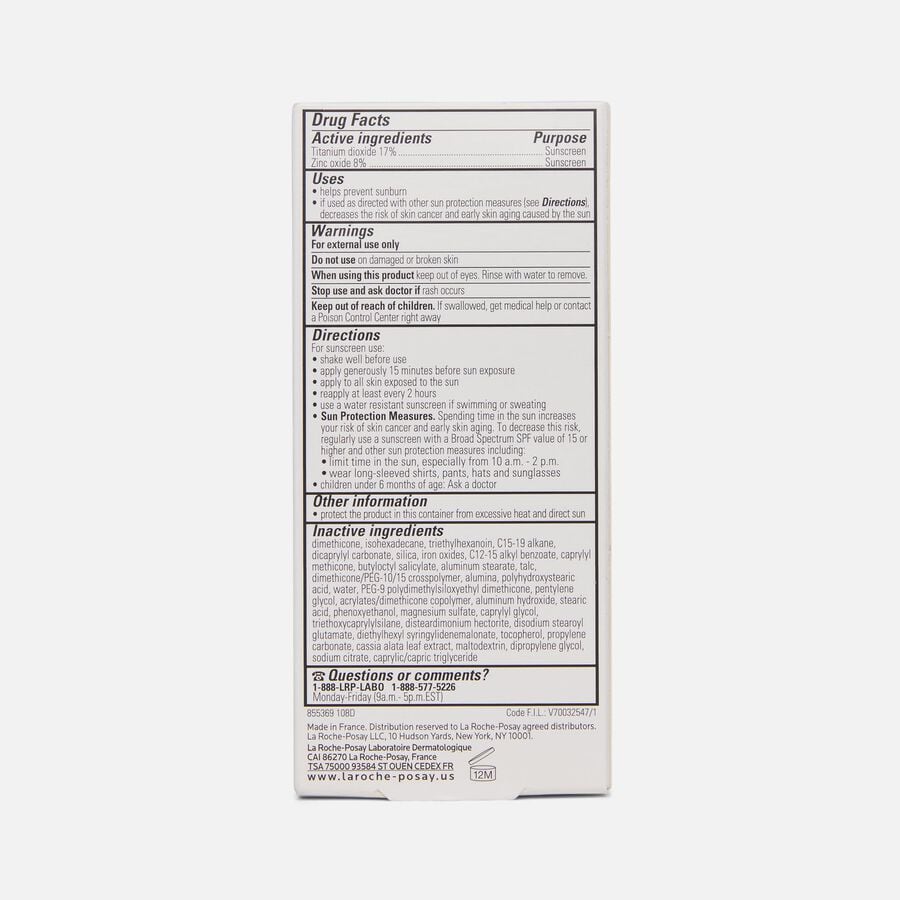 La Roche-Posay Anthelios Mineral Tinted Light Fluid Face Sunscreen, SPF 40, Medium Deep, 1.7 fl oz., Medium Deep, large image number 5
