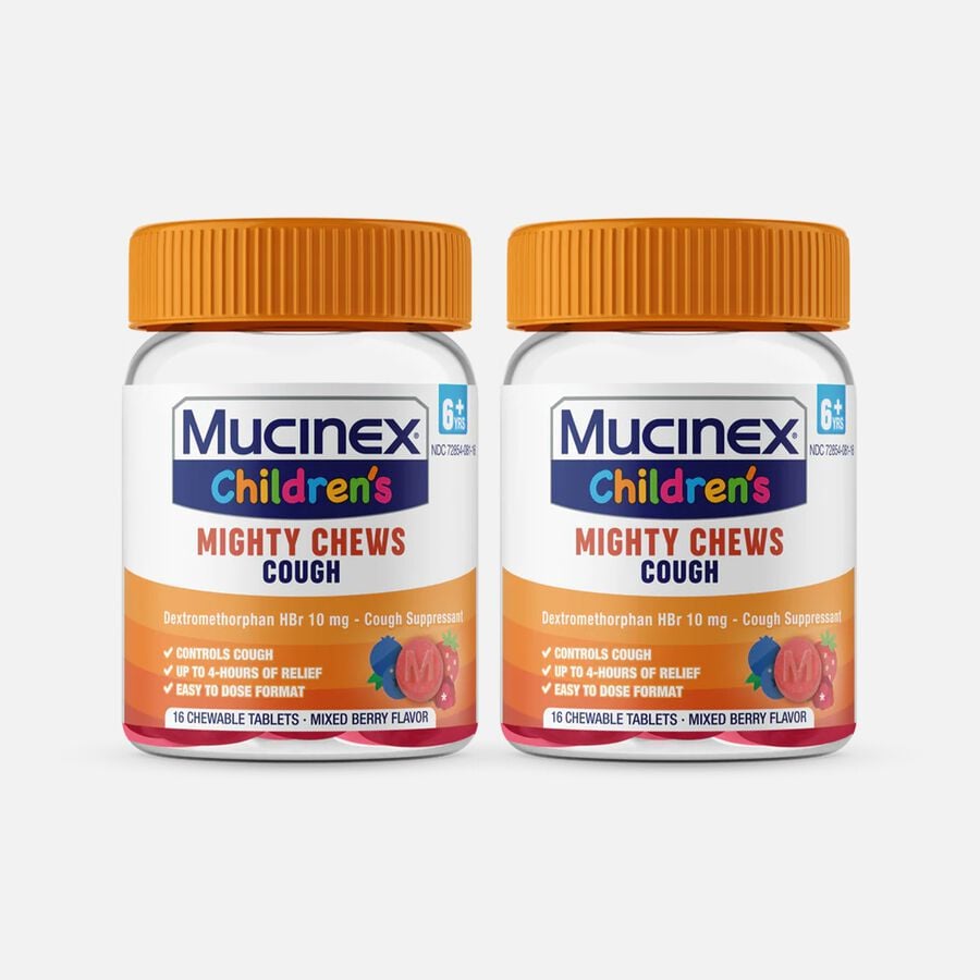 Mucinex Children's Mighty Chews, Daytime Cough, 16 ct. (2-Pack), , large image number 0