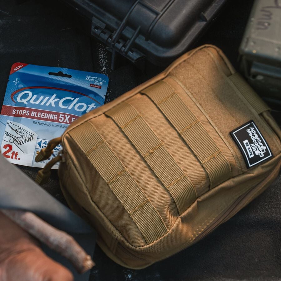 Adventure Medical Kits MOLLE Bag Trauma Kit 2.0 with QuikClot, Camo, 76 pc., Khaki, large image number 3